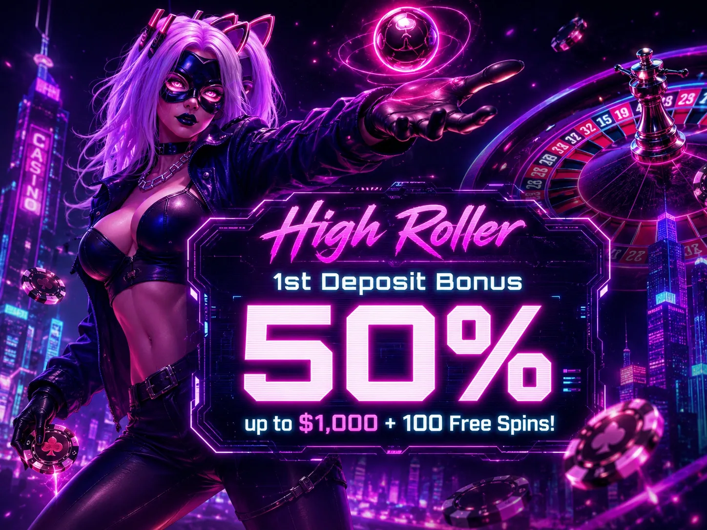 High roller deposit bonus